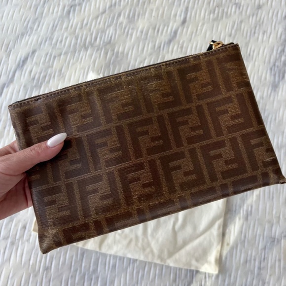 Authentic Fendi FF Pochette - Picture 5 of 10